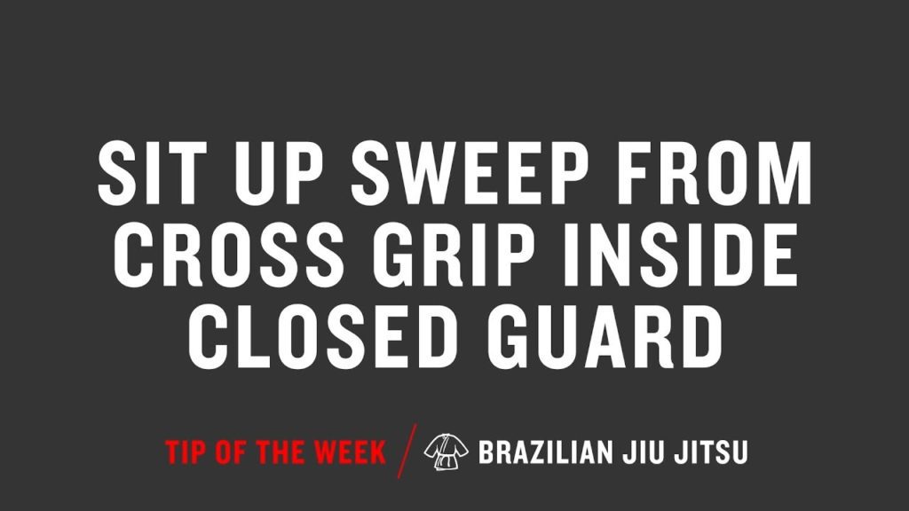 Sit Up Sweep From Cross Grip Inside Closed Guard